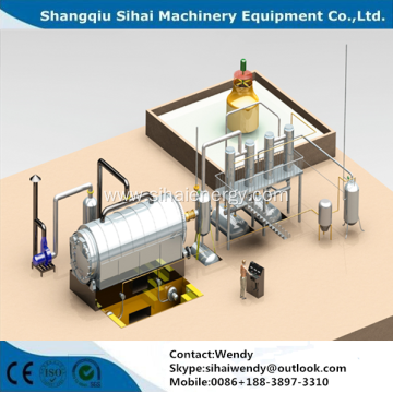 Tyre Oil Extraction Pyrolysis Plant